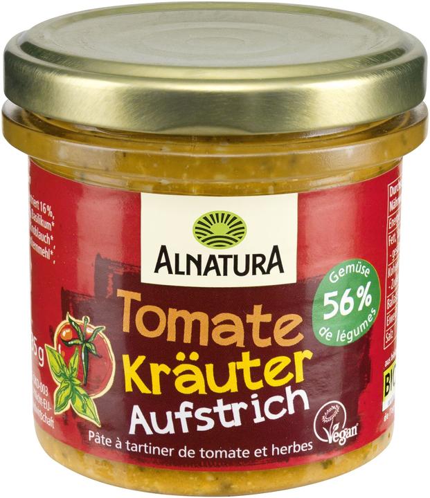 Immagine prodotto Alnatura Crema spalmabile biologica alle erbe di pomodoro 135g (135 g)