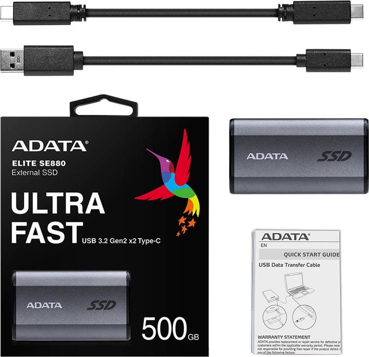Immagine prodotto Adata SE880 (500 GB)