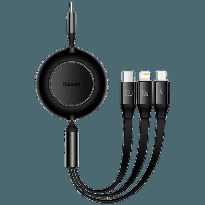 Image du produit Baseus 3 in 1 Multicharger USB-Cable (1.10 m, USB 3.2 Gen 1)