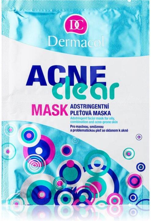 Actual product image Dermacol Acneclear (Oily. Combination And Problematic Skin)tringent Facial Mask (2 ml)