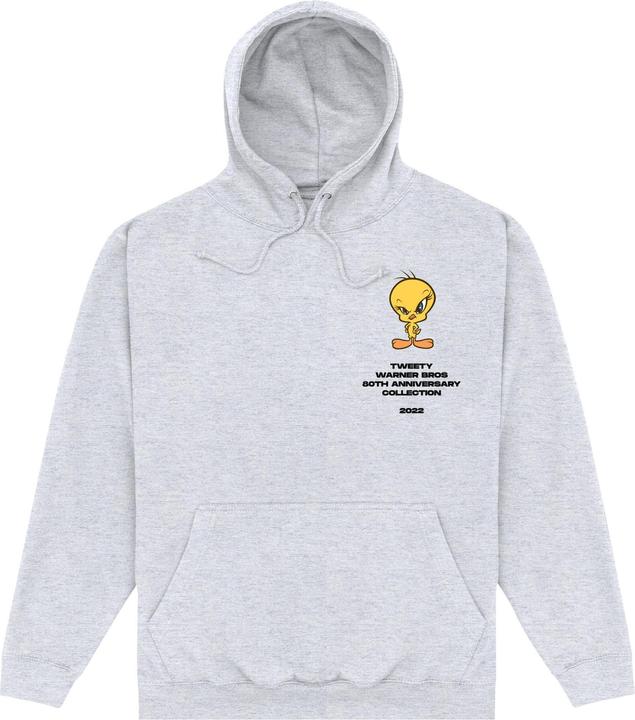 Actual product image Tweety Unisex Adult 80th Anniversary Hoodie (M)