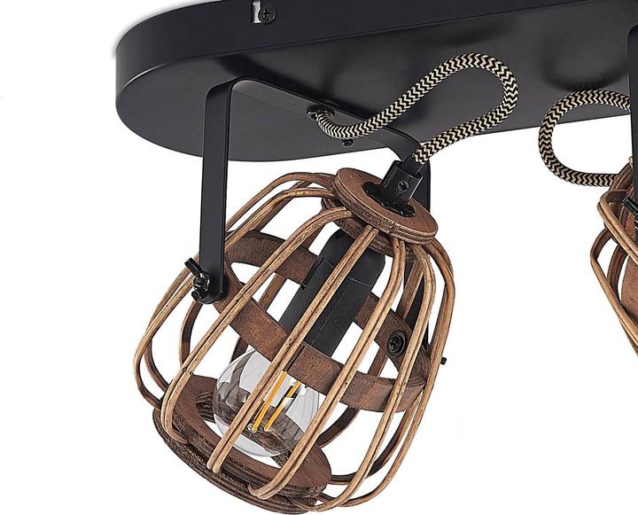 Actual product image Lindby Bominio ceiling spotlight, two-flame (E14)