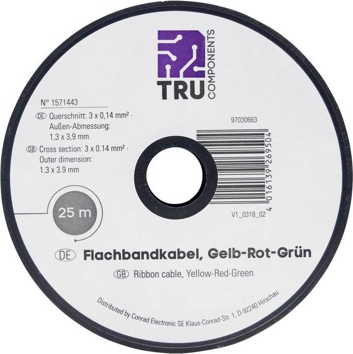 Produktbild Tru Components Flachbandkabel