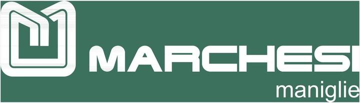 Produktbild Marchesi Türknopf Flachform - auf Rosette (Facette), ø 55 mm, Messing poliert (Türknopf)