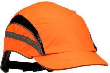 3M Orange Short Peaked Bump Cap, ABS Protective Material (52 - 65 cm)
