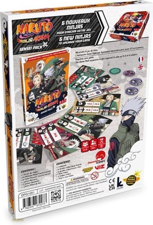 Produktbild Don't Panic Games Naruto - Naruto - Ninja Arena - Sensei Pack (Französisch)