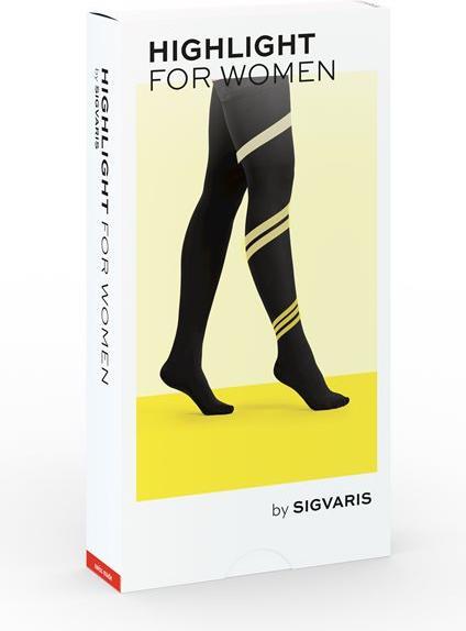 Actual product image Sigvaris Highlight Women A-D normal closed black (M)