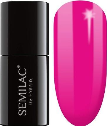 Actual product image Semilac UV Hybrid hibridinis lakas 121 Ruby Charm 7ml (UV gel varnish)