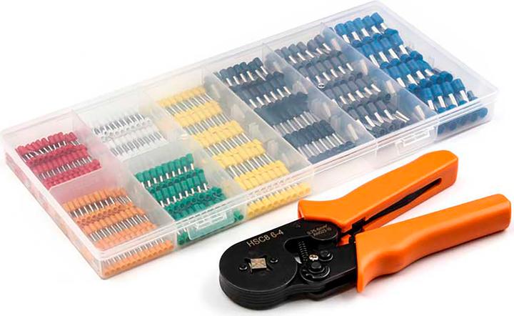 Produktbild LP Crimping tool set with insulated cable ends. E5936 (225 mm)