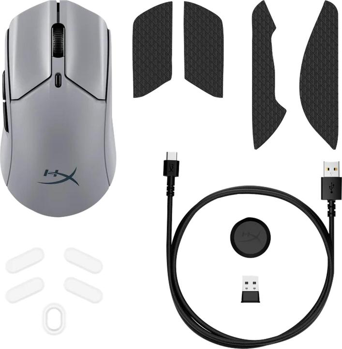 Actual product image HP HyperX Pulsefire Haste 2 Pro - 4K Wireless Gaming Mouse (Wireless, Cable)