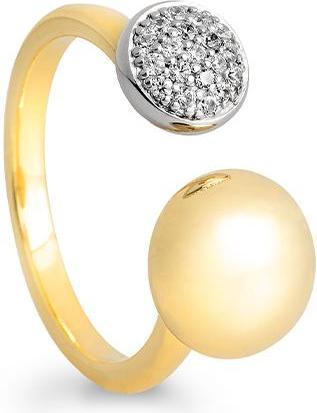 Image du produit Breuning BAGUE - BRILLE. 0,143 Ct. H/si (56, Or 585/14 K)