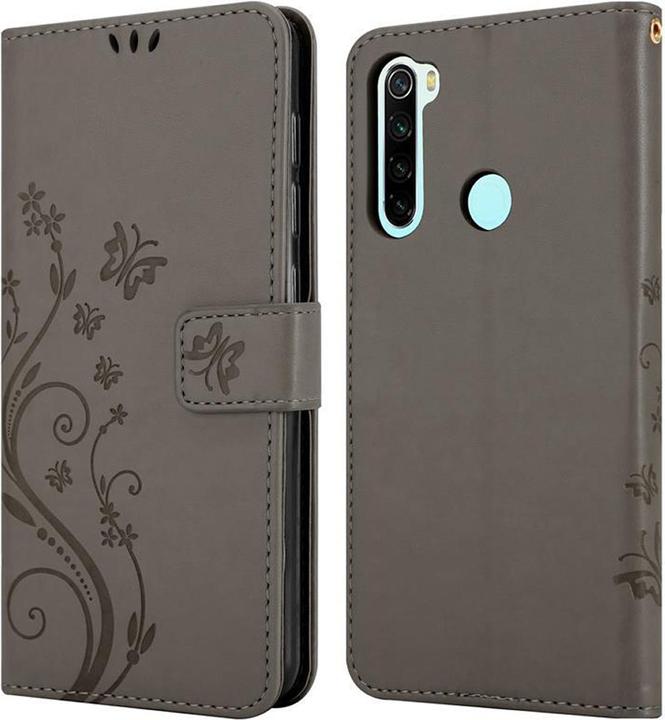 Actual product image Cadorabo Flower Book Cover (Xiaomi Redmi Note 8, Xiaomi Redmi Note 8 2021)