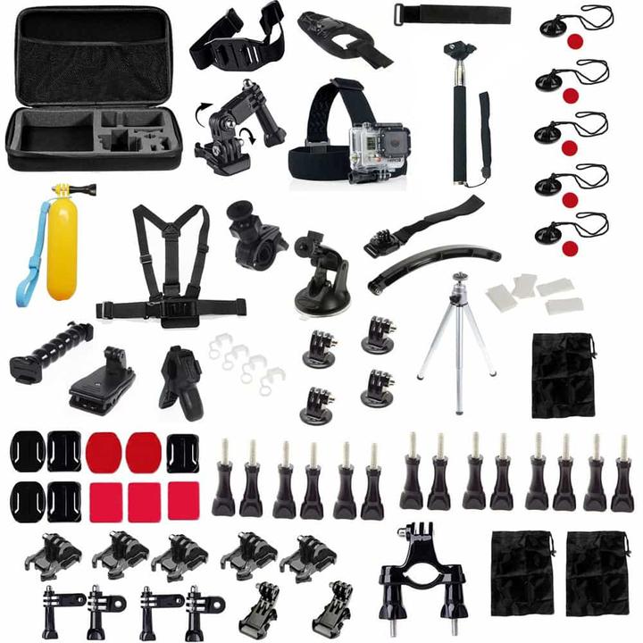 Actual product image Ueli Express Accessories Kit 81 in 1 (GoPro Hero 5, GoPro Hero 8, GoPro Hero 10, GoPro Hero 11, GoPro Hero 9, GoPro Hero 7, GoPro Hero 12, GoPro Hero 13, GoPro Hero 3/3+/4)