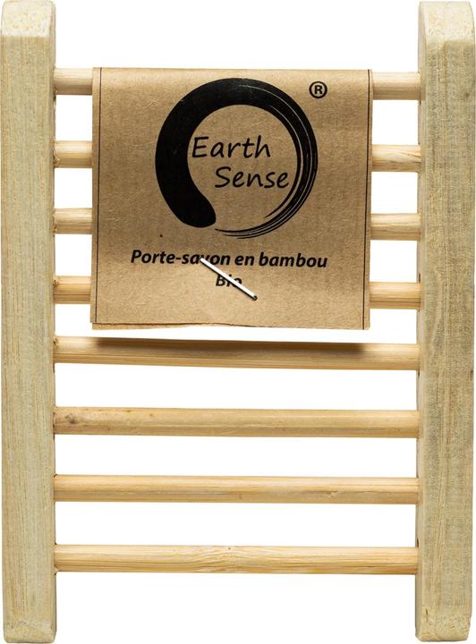 Image du produit Natura Punto Porte-savon en bambou, avec entretoises pratiques, fait main