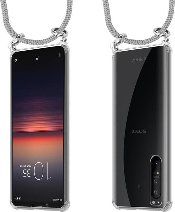 Produktbild Cadorabo TPU Handy Kette SILBER Cover