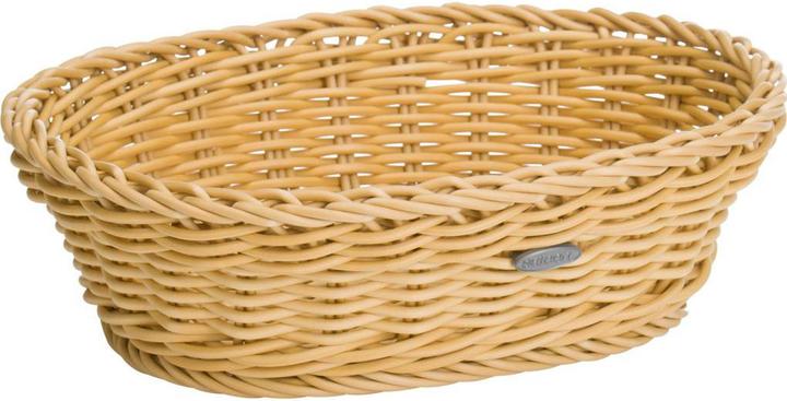 Produktbild Saleen Brotkorb oval Kunststoff 25,5x19x7cm beige