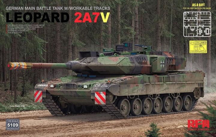 Image du produit Rye Field Model French Main Battle Tank w/Workable Tracks Leopard 2A7V