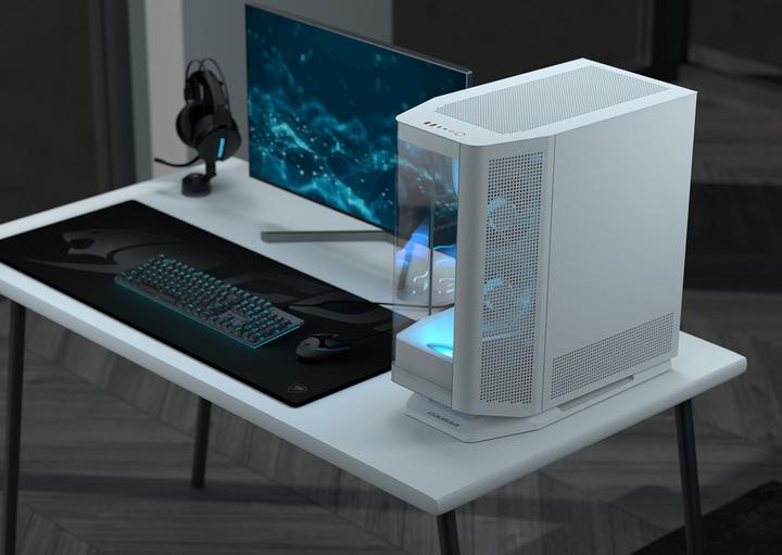 Produktbild Cougar Boitier Moyen Tour E-ATX FV270 RGB avec panneaux vitrés (Blanc) (mATX, Mini-ITX, ATX, SSI CEB)