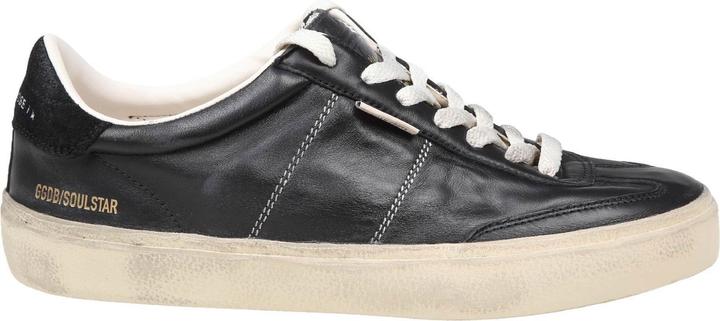 Produktbild Golden Goose soul star sneakers in black leather (40)