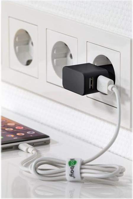 Produktbild Goobay USB-Ladegerät 2-fach (12 W)