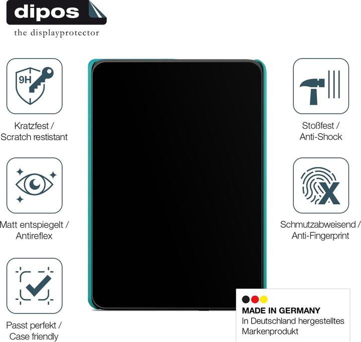 Produktbild Dipos Anti-Shock Displayschutz Matt 9H