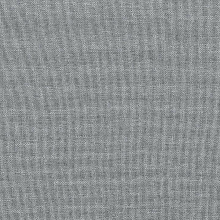 Produktbild VidaXL Schlafsofa 2 Sitzer mit Kissen Fusshocker Bettsofa Tagesbett Hellgrau Samt (Bettsofa)