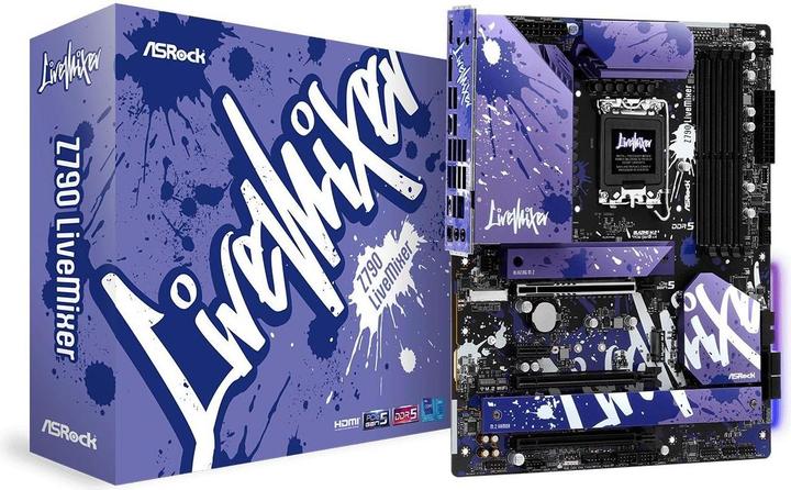 Actual product image AsRock Z790 Live Mixer (LGA 1700, Intel Z790, ATX)