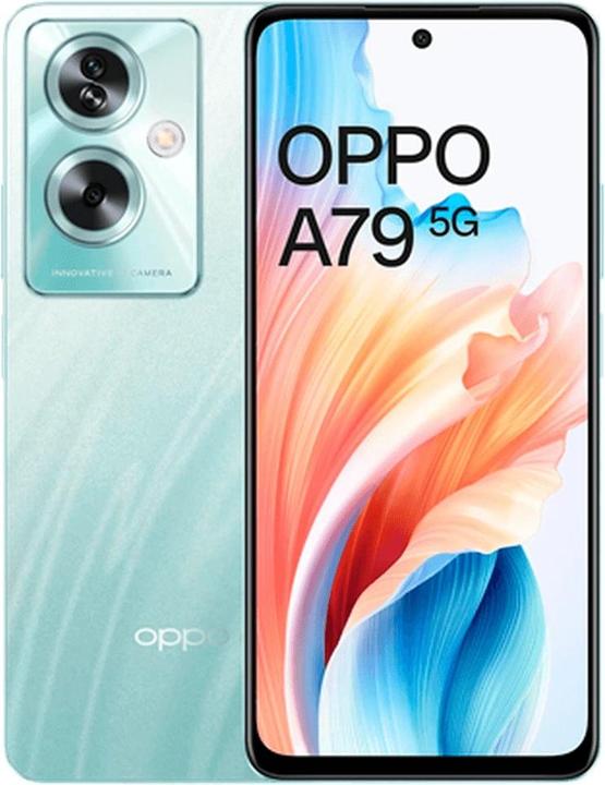 Actual product image OPPO A79 (128 GB, Glowing green, 6.72", Dual SIM, 50 Mpx, 5G)