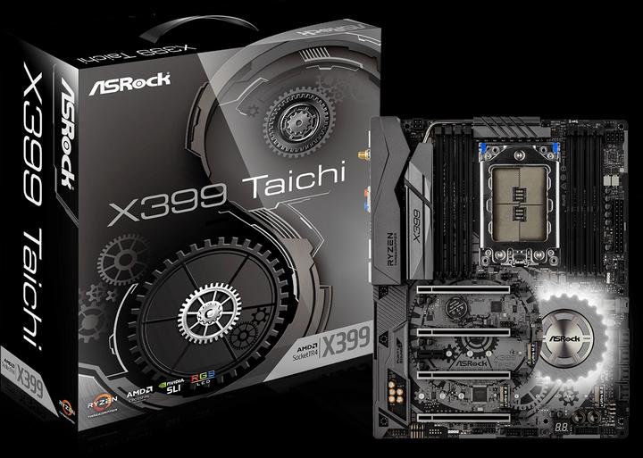 Actual product image AsRock X399 Taichi (TR4, AMD X399, ATX)