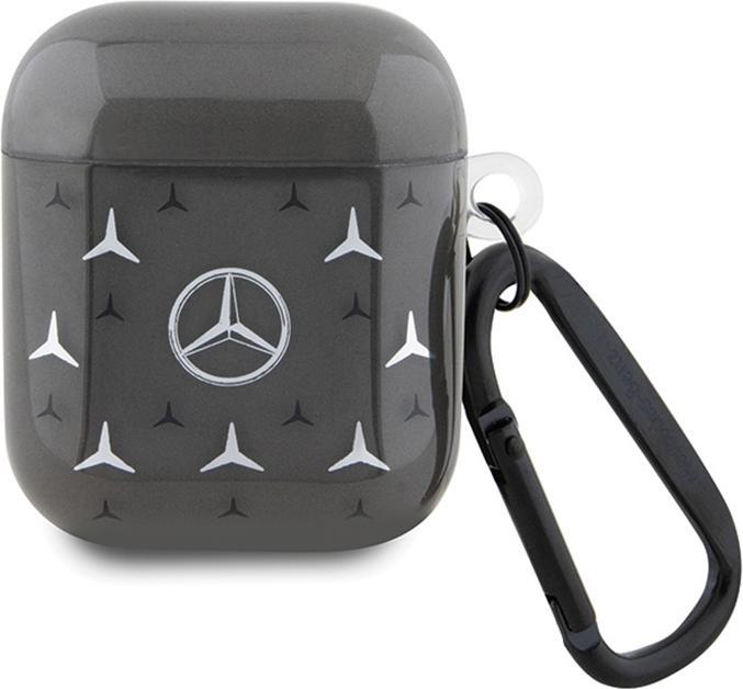 Mercedes-Benz Mercedes MEA28DPMGS AirPods 1/2 cover czarny/black Large Star Pattern (Kopfhörer Tasche)