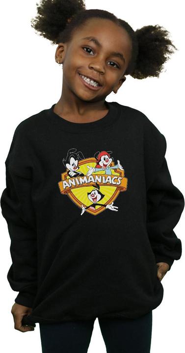 Actual product image Universal Textiles Girls Logo Crest Sweatshirt (128)