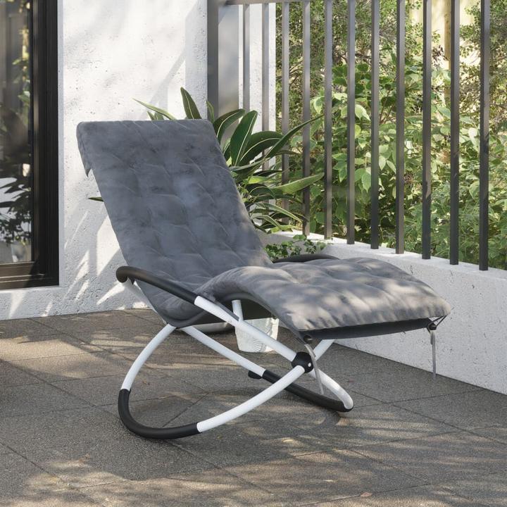 Actual product image VidaXL Sun lounger cover suede look (160 x 50 x 10 cm)
