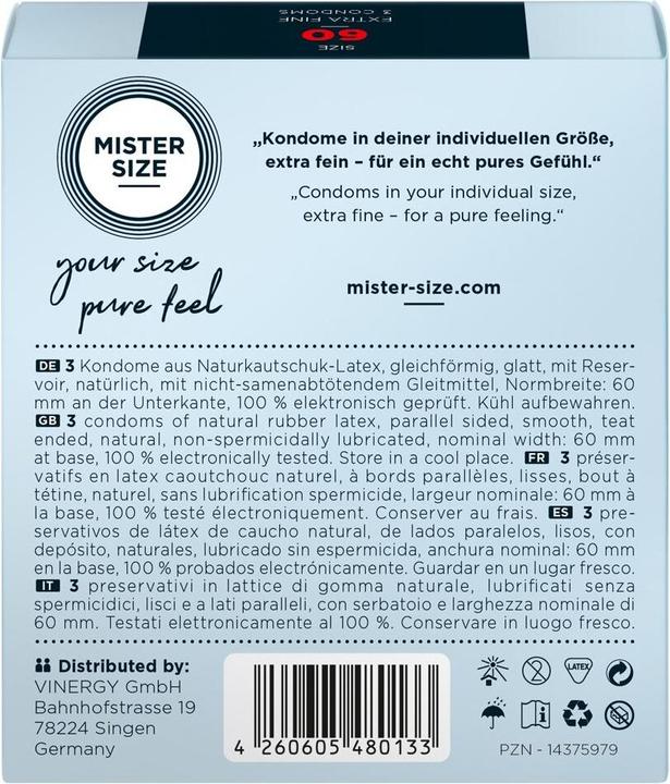 Immagine prodotto Mister Size Pelle sottile (36 pz.)