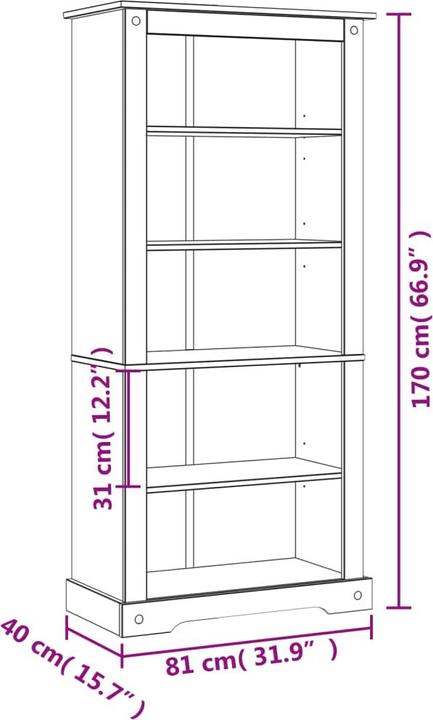 Produktbild VidaXL Prochorus (81 x 40 x 170 cm)