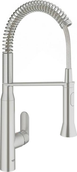 Produktbild Grohe Küchenarmatur mit flexiblen Auslauf K7 supersteel matt 31379
