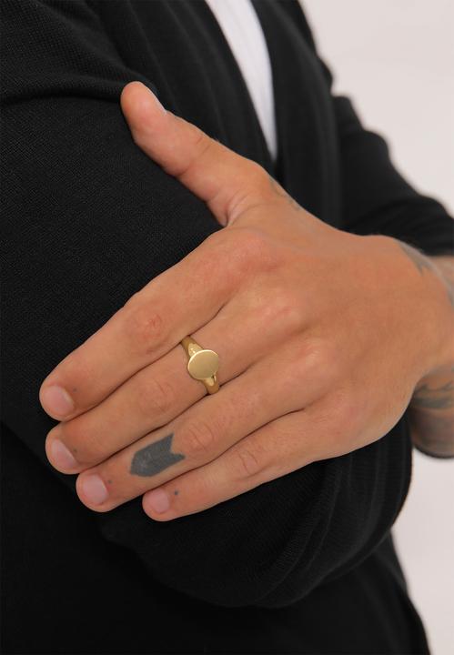 Produktbild Kuzzoi Ring Basic Cool Siegelring Herren Matt 925 Silber (56, 925 Silber)