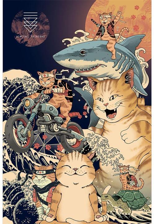 Produktbild Vincent Trinidad Poster Catana BildMontage (91 x 61 cm)