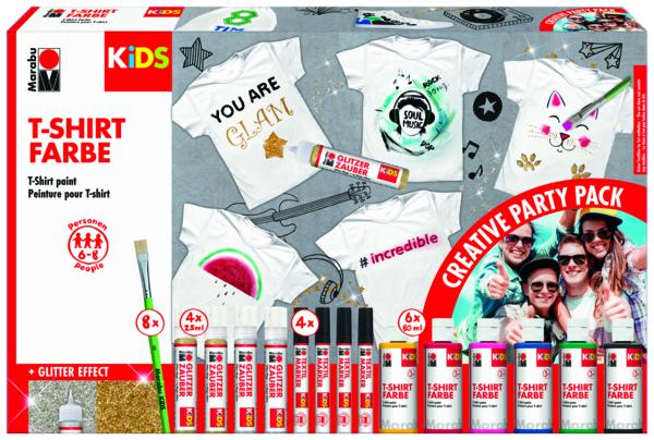 Produktbild Marabu Kids T-Shirt Party Pack (Multicolor, 80 ml)