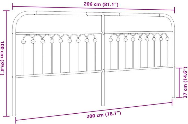 Actual product image VidaXL Kwabina (206 x 3 x 100 cm)