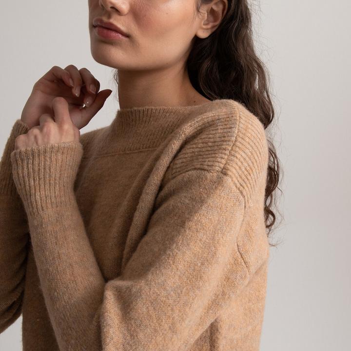 Produktbild La Redoute Collections Pullover aus meliertem Grobstrick (S)