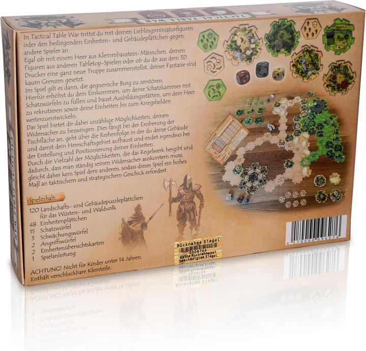 Actual product image Tactical Table War The strategic base-building tabletop board game from the Black Forest (German)