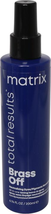 Matrix Total Results Brass Off Hair Spray Neutralizing Yellow Tones 200Ml (200 ml)