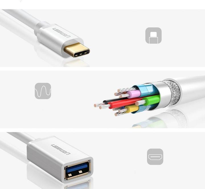 Produktbild Ugreen USB-C auf USB 3.0 Adapter Konverter (USB Typ C, USB-A)