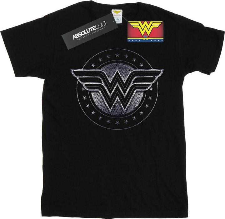 Image du produit - T-shirt WONDER WOMAN STAR SHIELD - Fille (140, 146)
