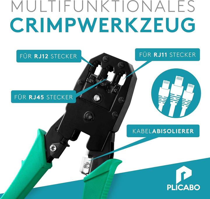 Produktbild Plicabo Profi Netzwerk Werkzeug-Set (Werkzeug)