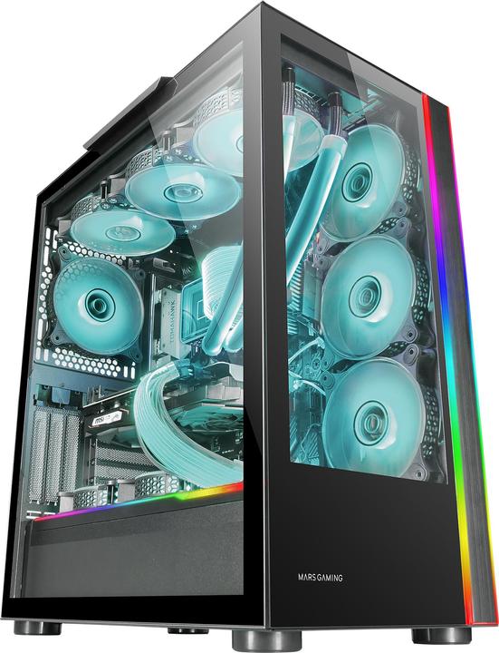Actual product image Mars Gaming Boitier Grand Tour E-Atx Mc-Ult Avec Panneaux Vitrés (Noir) (ATX, mATX, Mini-ITX)