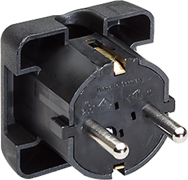 Actual product image Bachmann plug with earthing contact (CEE 7/4)