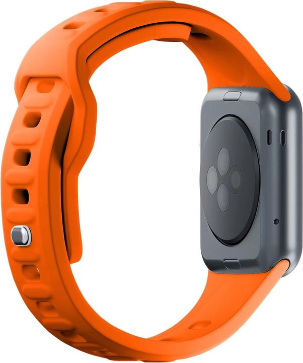 Produktbild 3MK Silicone Watch Strap pomarańczowy/ orange dla Apple Watch 38/40/41mm (Silikon, Edelstahl, 3, 4, 9, Ultra)