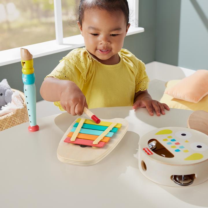 Actual product image Fisher-Price wooden music set (Multilingual)