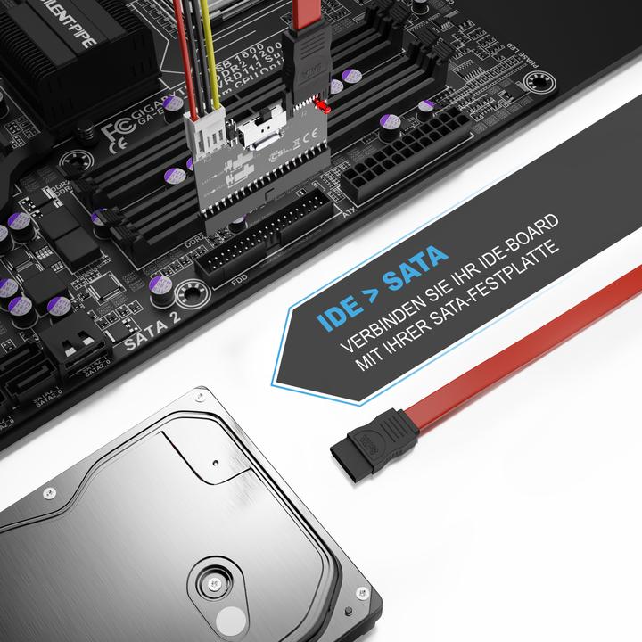 Produktbild CSL IDE zu SATA SATA zu IDE Adapter Konverter - HDD CD DVD - bidirektional